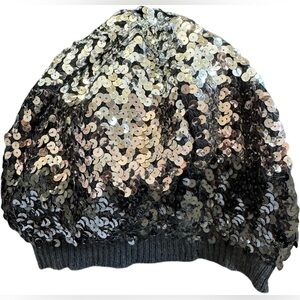 BEBE Sequin Beanie Hat